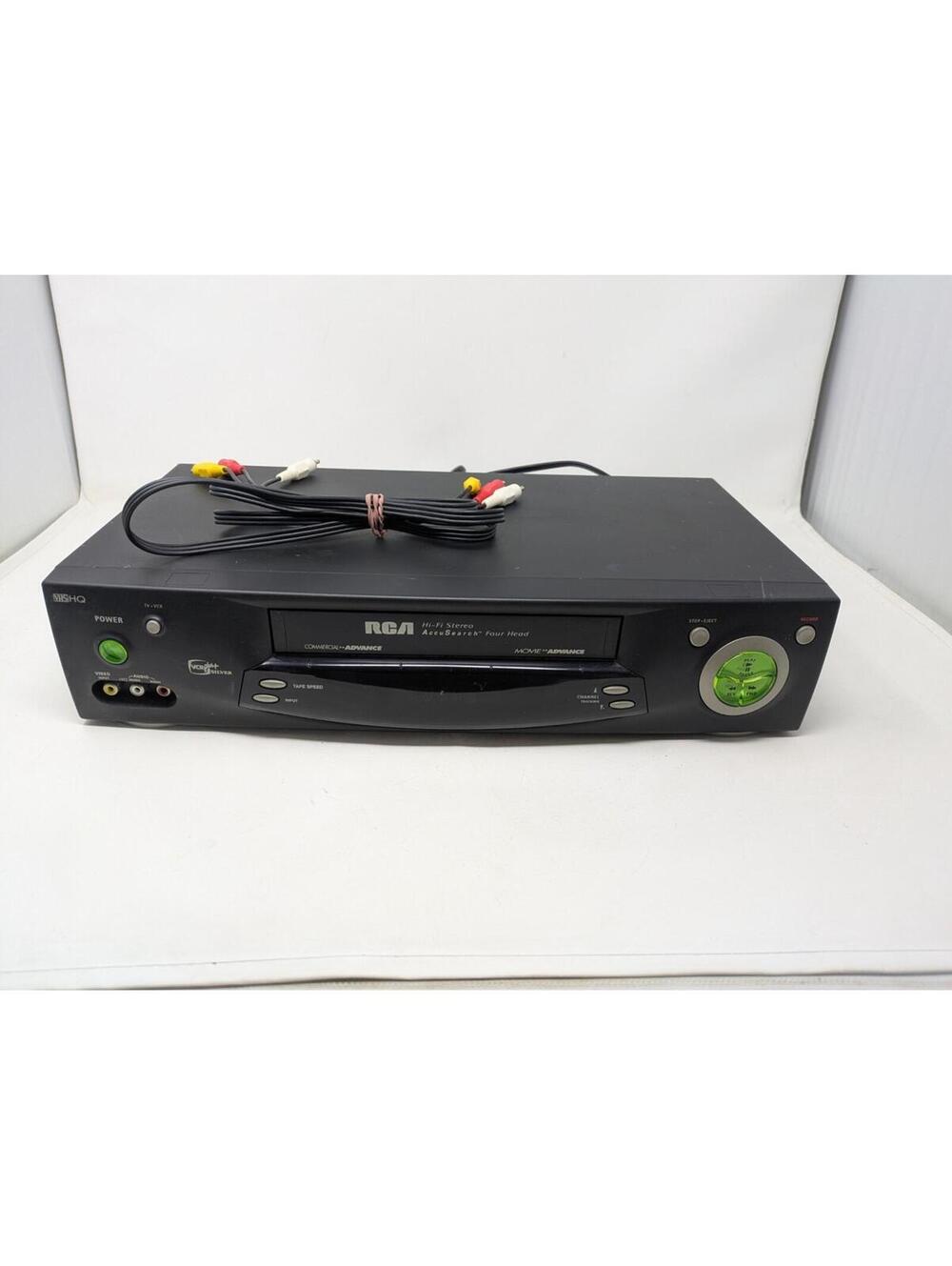 RCA VR704HF VHS VCRplus+ Hi-Fi Stereo Player  4-Head No Remote Tested Works